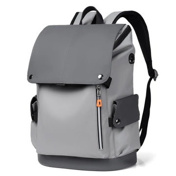 Executive Waterproof PU Leather Laptop Backpack – Premium Business & Travel Bag - HexiumTech