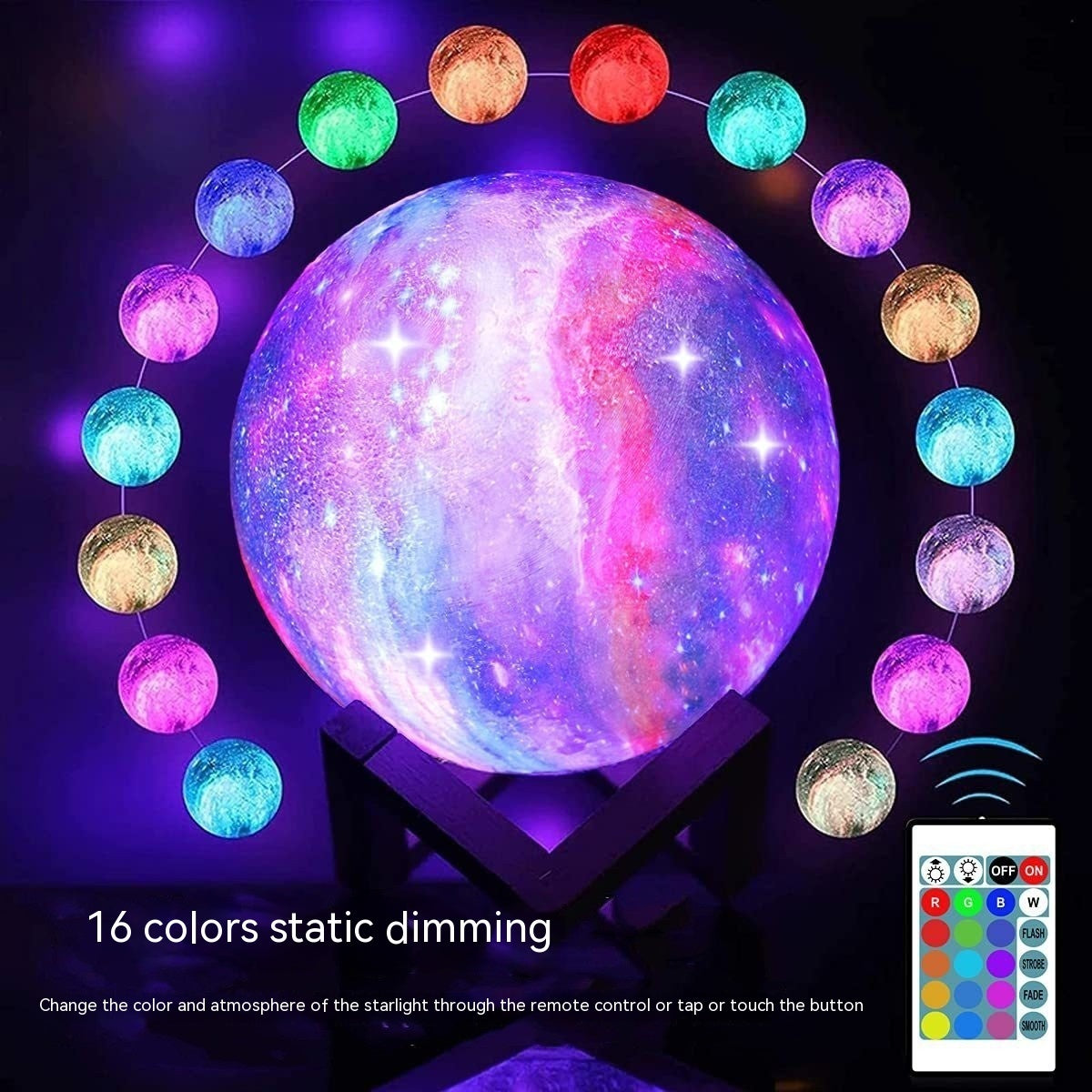 3D Printing Moon Light Galaxy - HexiumTech