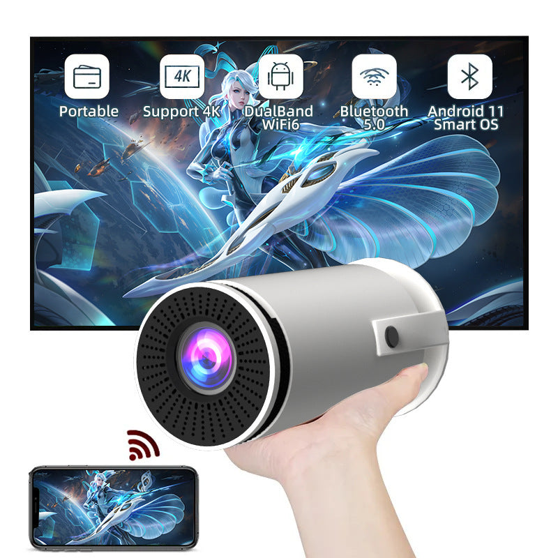 Hy300 LED Projector with Smartphone Screen Mirroring