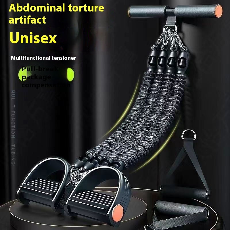 Pedal Chest Expander – Heavy Duty Resistance Training Rope for Full Body & Chest Workouts - HexiumTech