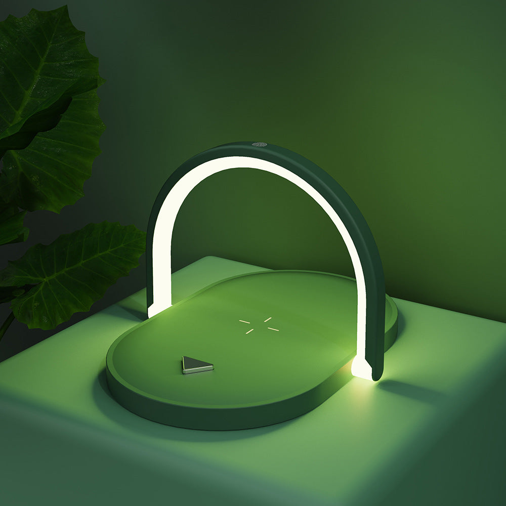 Fast Wireless Charging Station with Touch-Control Night Light