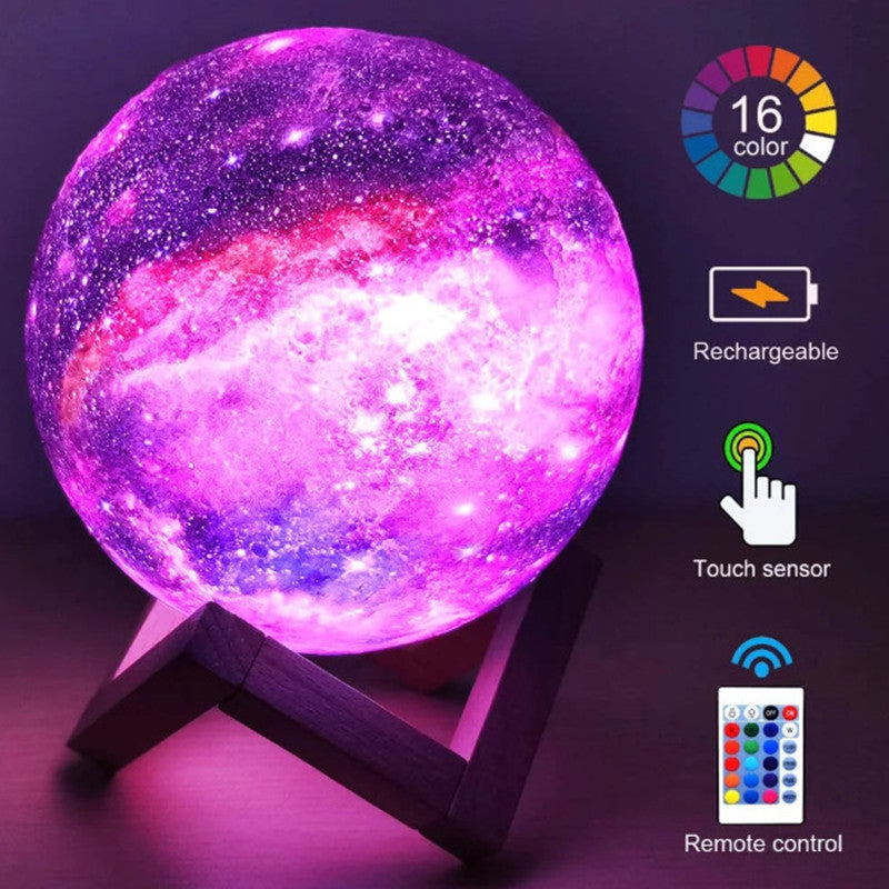 3D Printing Moon Light Galaxy - HexiumTech