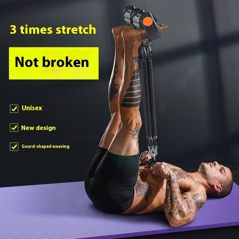 Pedal Chest Expander – Heavy Duty Resistance Training Rope for Full Body & Chest Workouts - HexiumTech