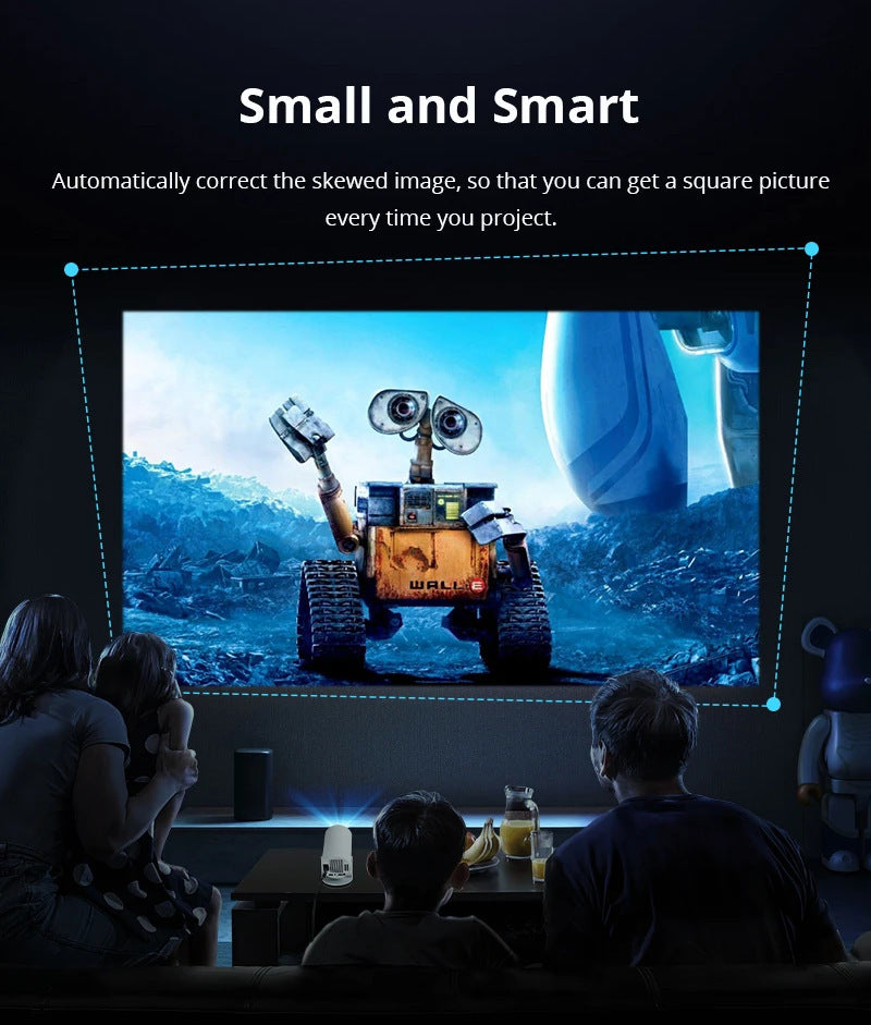 Mini HD Projector with 120 ANSI Lumens Brightness Output
