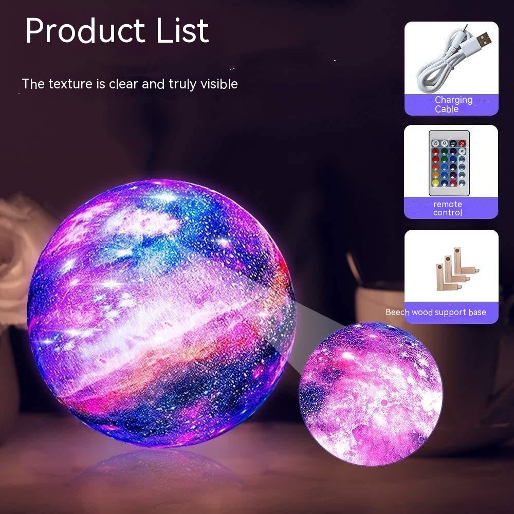 3D Printing Moon Light Galaxy - HexiumTech
