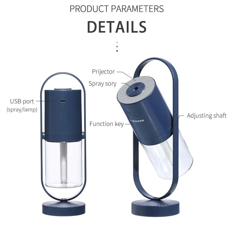 USB Air Humidifier With Projection Night Lights - HexiumTech