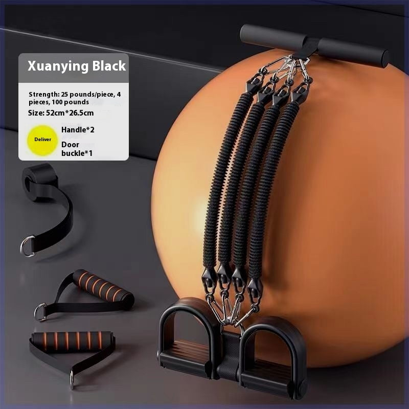 Pedal Chest Expander – Heavy Duty Resistance Training Rope for Full Body & Chest Workouts - HexiumTech