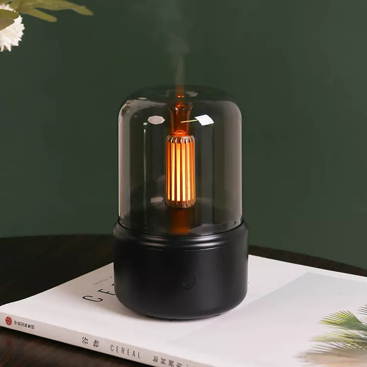 Mini Humidifier & Essential Oil Diffuser – USB Aroma Lamp for Home & Yoga - HexiumTech