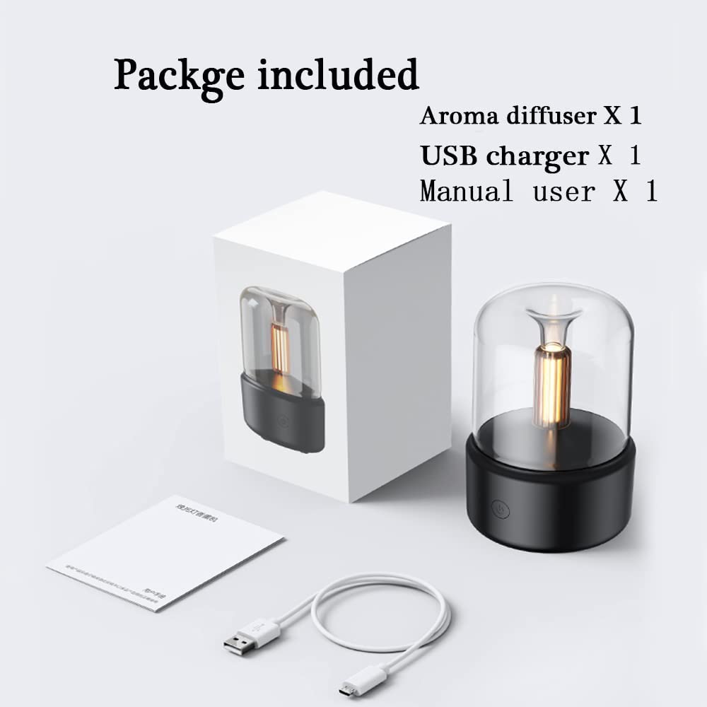 Mini Humidifier & Essential Oil Diffuser – USB Aroma Lamp for Home & Yoga - HexiumTech