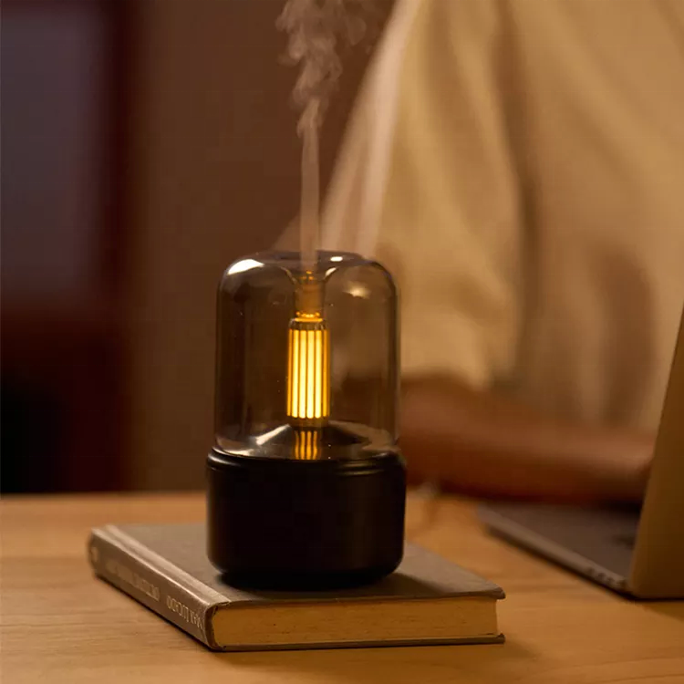Mini Humidifier & Essential Oil Diffuser – USB Aroma Lamp for Home & Yoga - HexiumTech
