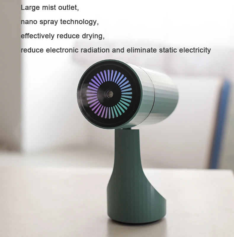 Portable Mini Car Humidifier with LED Light – USB Ultrasonic Mist Maker - HexiumTech