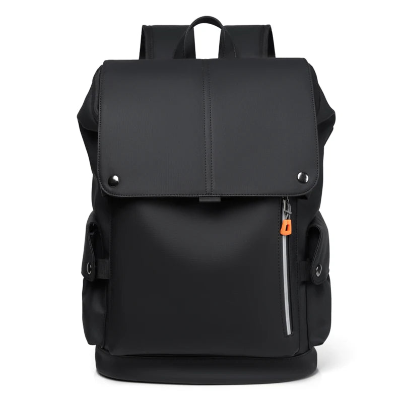 Executive Waterproof PU Leather Laptop Backpack – Premium Business & Travel Bag - HexiumTech