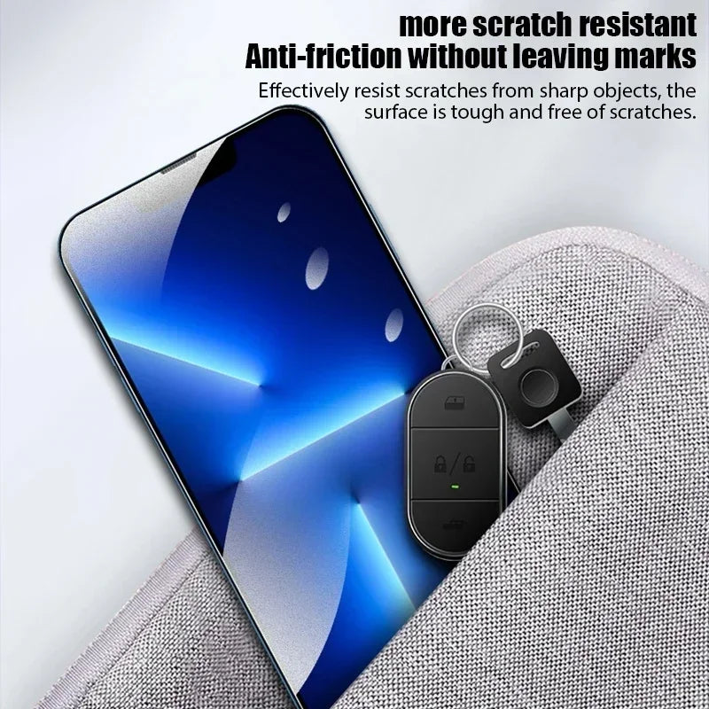 4pcs Matte Tempered Glass Screen Protector for iPhone 6–16 Pro/Max - HexiumTech