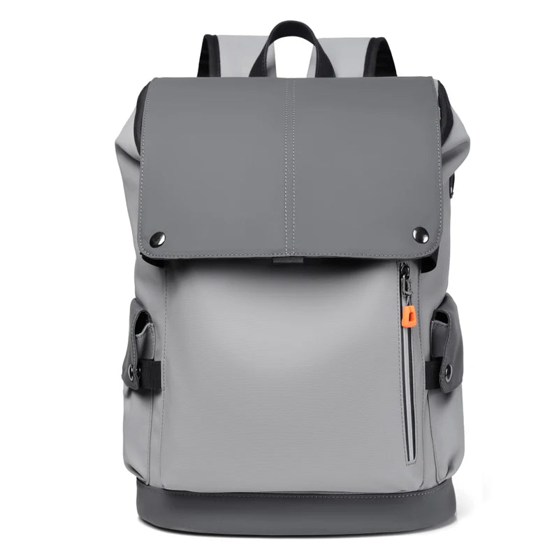 Executive Waterproof PU Leather Laptop Backpack – Premium Business & Travel Bag - HexiumTech