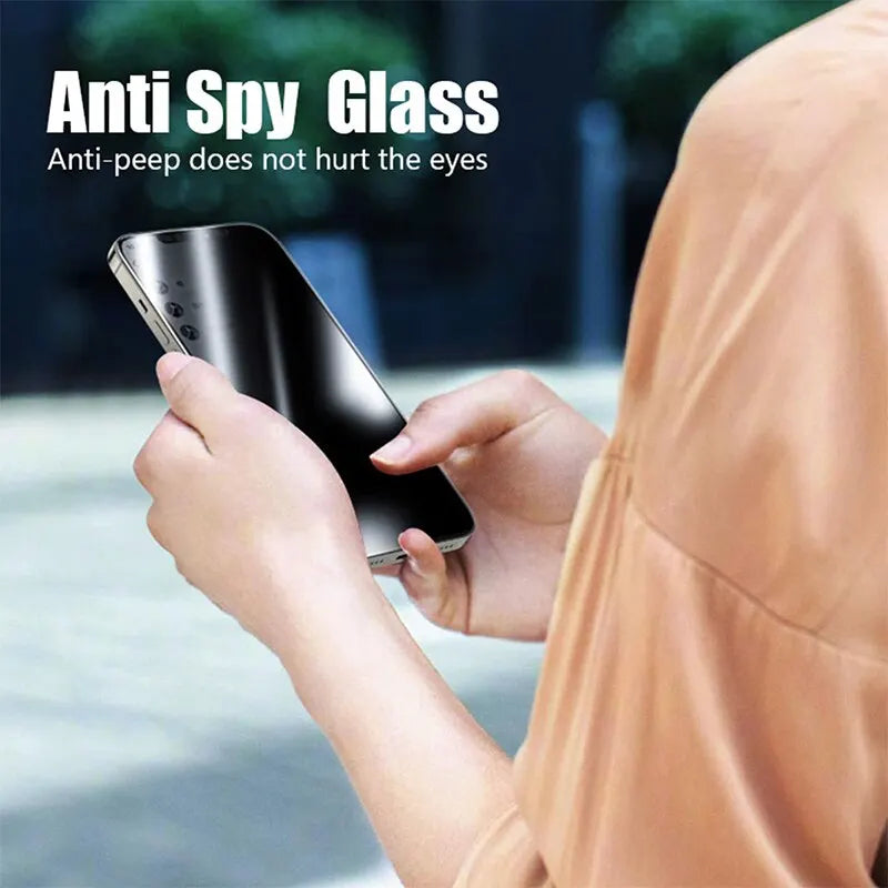 Anti-Scratch and Anti-Shatter Privacy Glass for iPhone