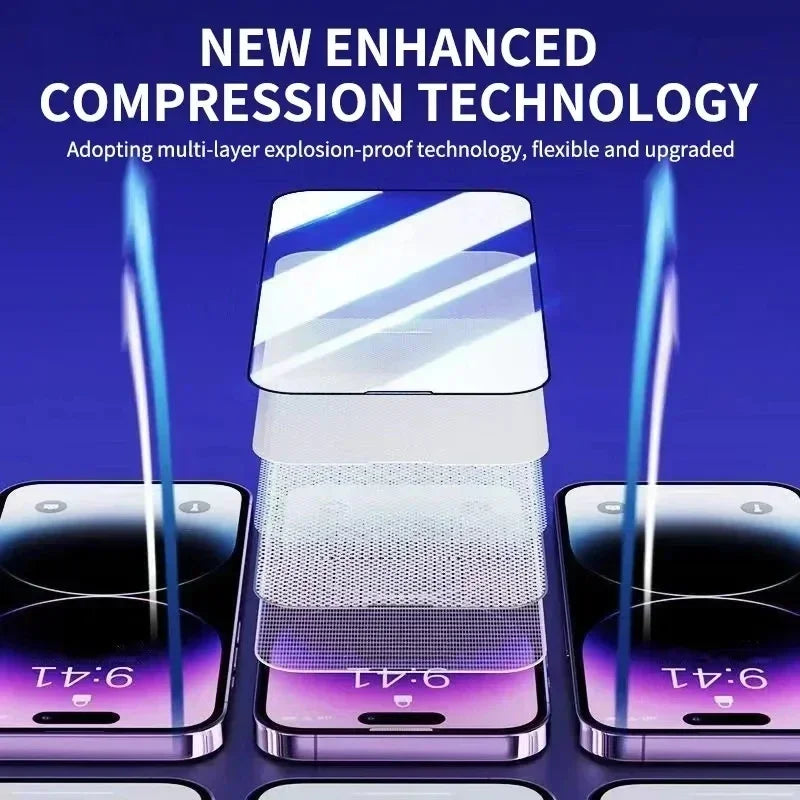 3-Pack Tempered Glass Screen Protector for iPhone 13/14/15/16 Series - HexiumTech