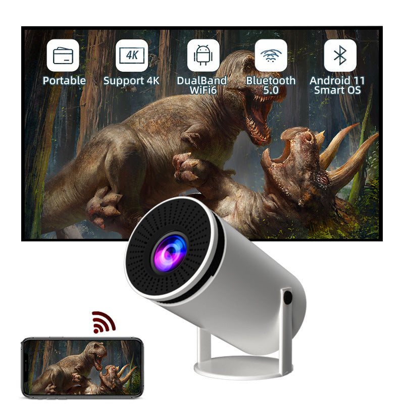 Home Cinema Projector Streaming Video from Laptop