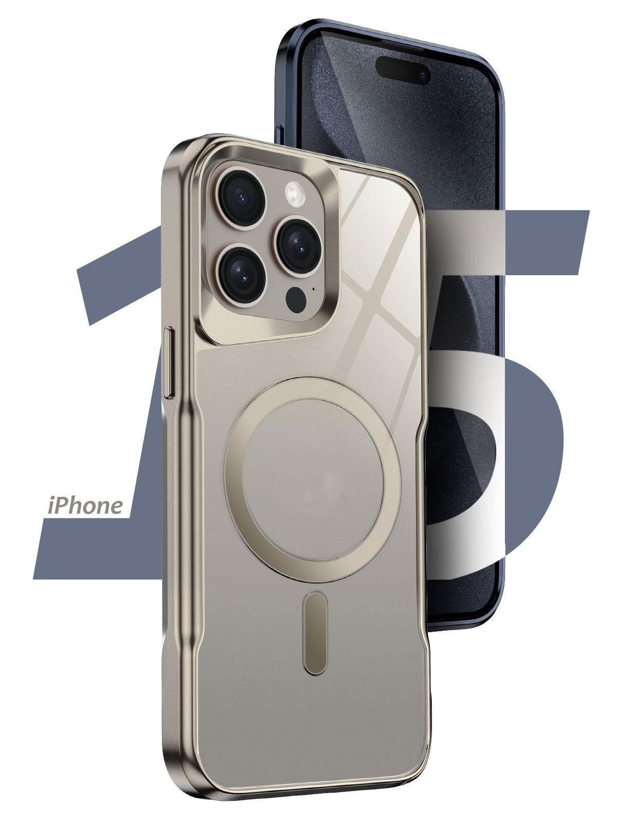 Premium Magnetic Acrylic iPhone 16 Case – MagSafe Compatible Clear Protective Cover