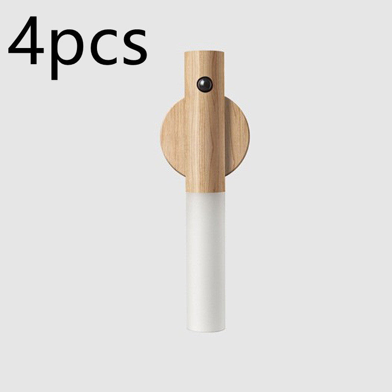 Magnetic Wood Wireless Night Light - HexiumTech