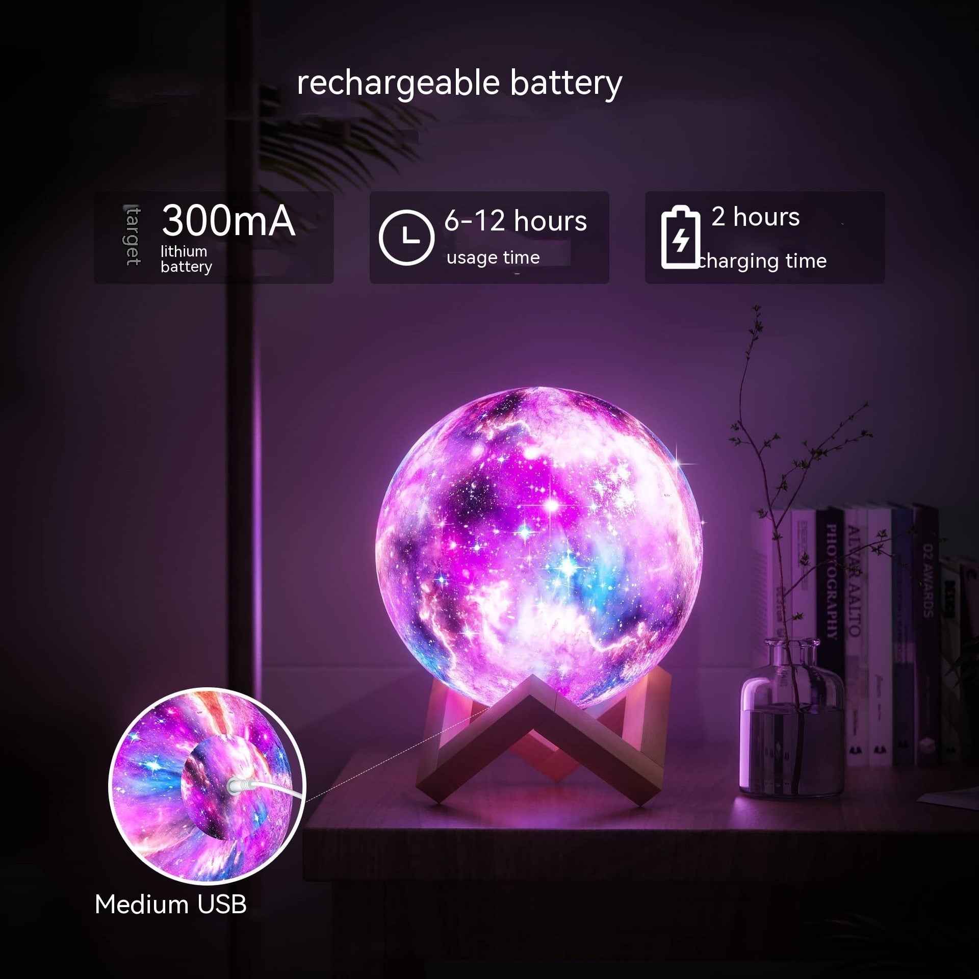 3D Printing Moon Light Galaxy - HexiumTech