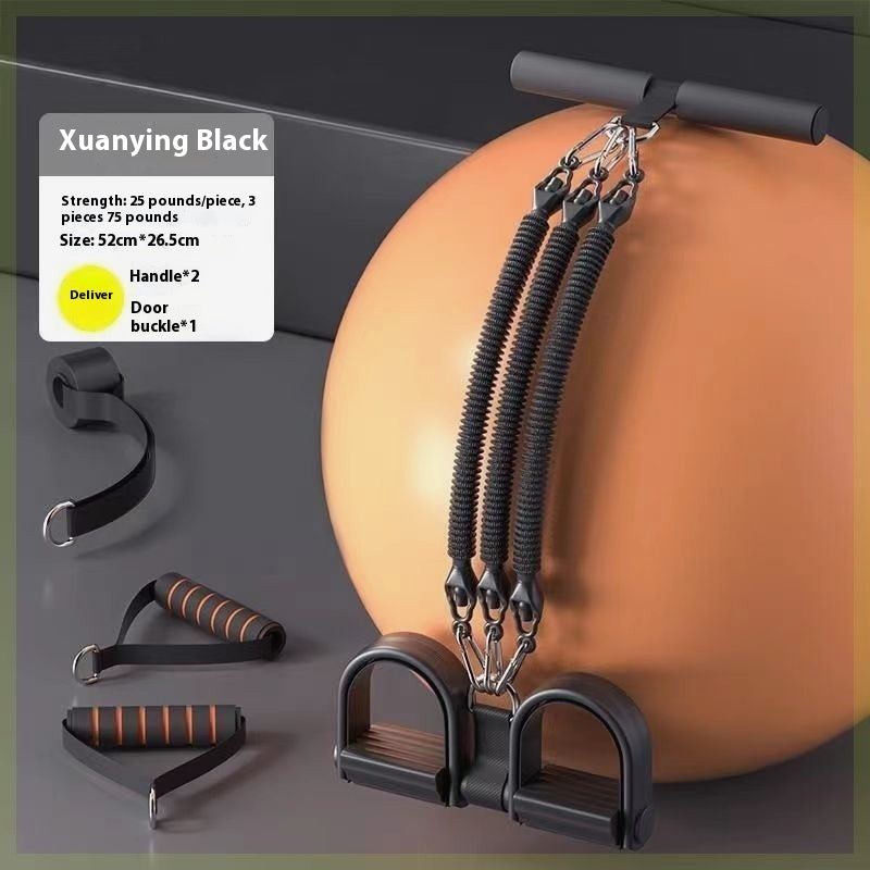 Pedal Chest Expander – Heavy Duty Resistance Training Rope for Full Body & Chest Workouts - HexiumTech