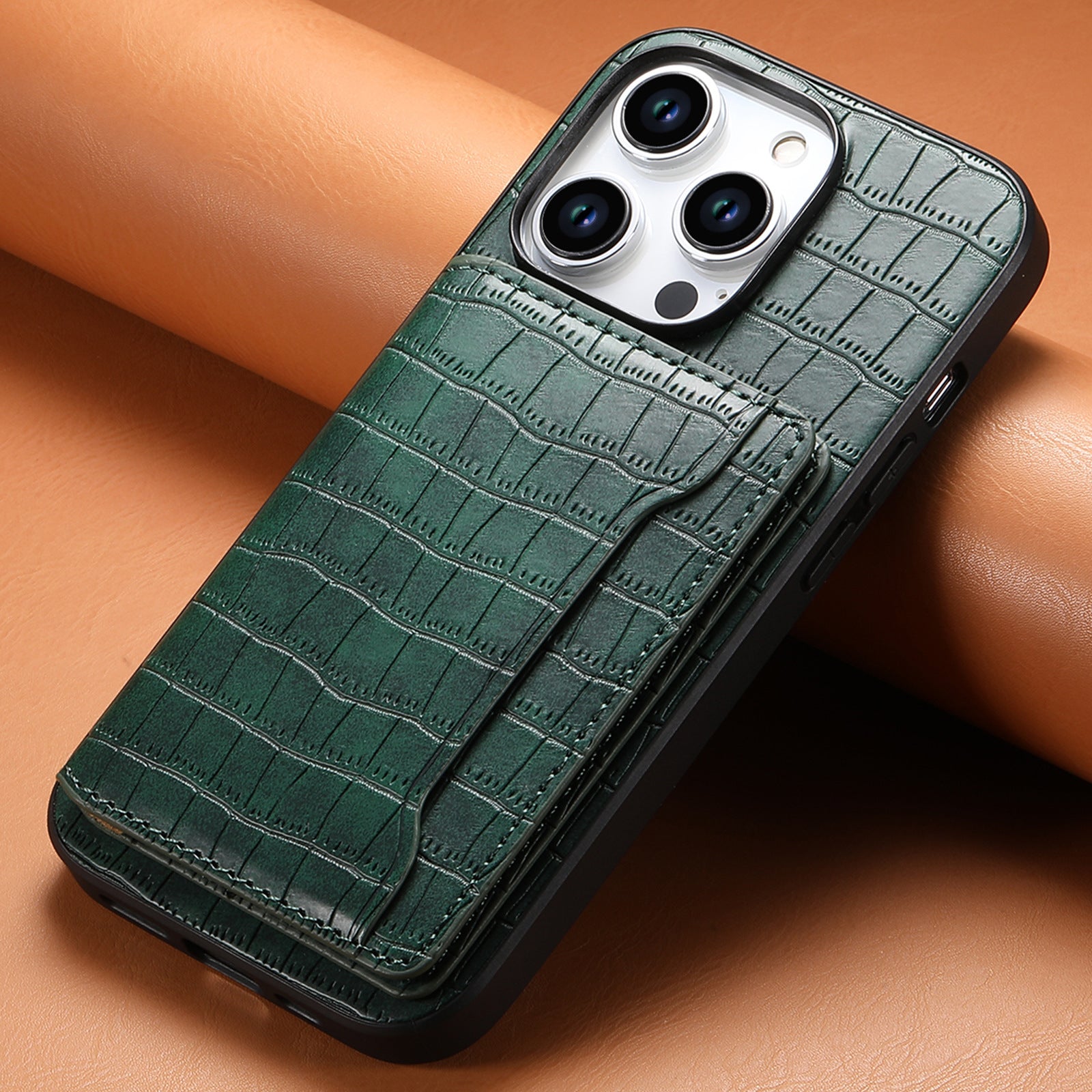 Premium Wallet Back Cover for iPhone 16 Series