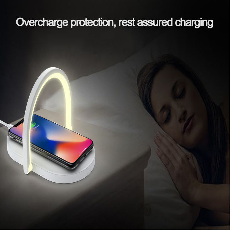 Multifunctional Wireless Charger with Adjustable Lamp and Stand
